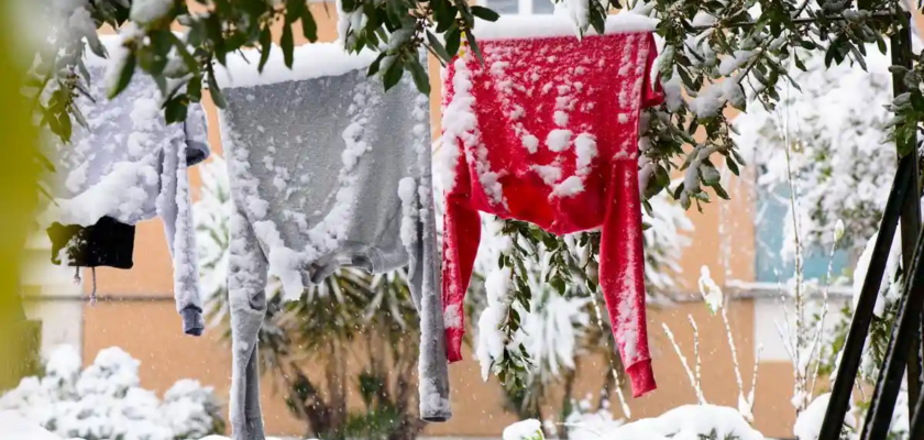 Sécher le linge en hiver